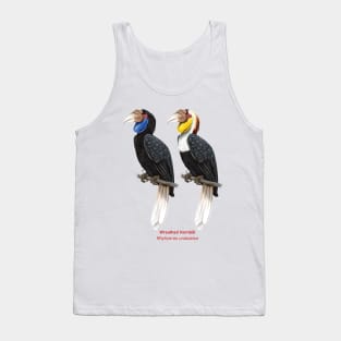 Wreathed hornbill | Rhyticeros undulatus ⚥ Tank Top